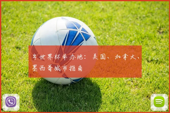 年世界杯举办地:美国、加拿大、墨西哥城市指南