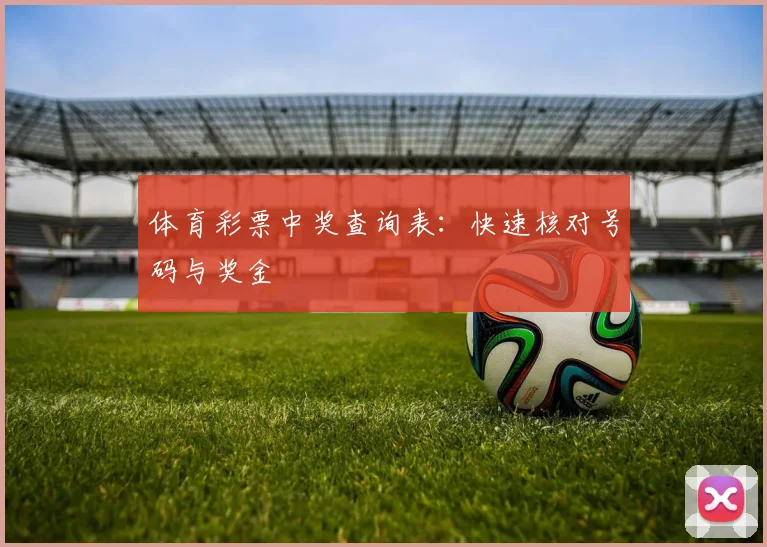 体育彩票中奖查询表：快速核对号码与奖金