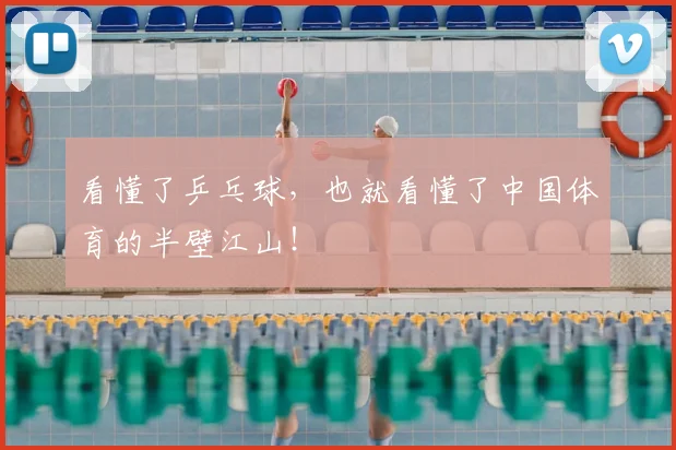 看懂了乒乓球，也就看懂了中国体育的半壁江山！